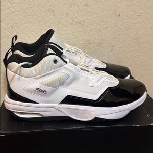 New Jordan Stay Loyal 3 Concord Black and White Sneakers